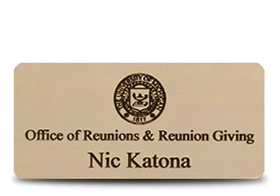 UM OFFICE OF REUNIONS AND REUNION GIVING NAME TAG