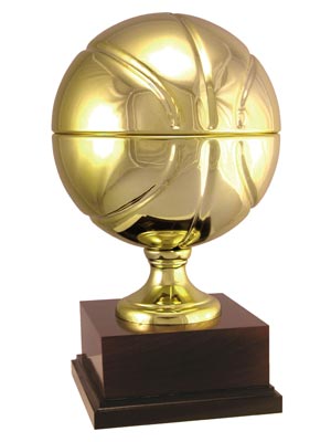 Golden Ball Series Basketball Stadium Trophy