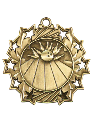 Ten Star Bowling Medal-TS403