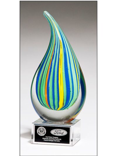 Multi-Colored Art Glass Award - 2277