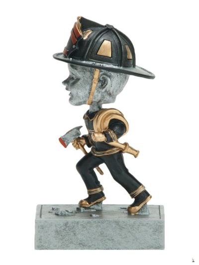 Bobblehead Fireman Resin - 52586GS