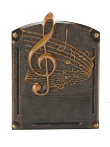 Legends of Fame Music Resin – 54726GS