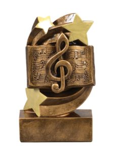 Stars Swirl Music Resin – 55826GS