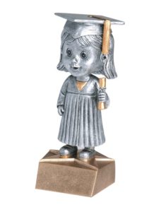Bobblehead Graduate Female Resin – BH542