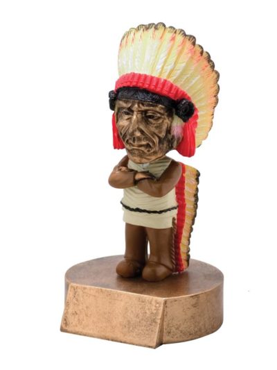 Mascot Bobble Indian Resin - BHC660