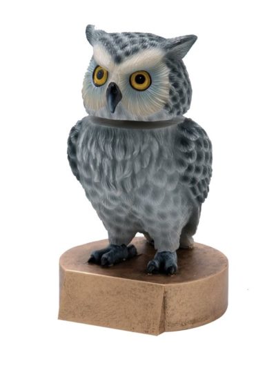 Mascot Bobble Owl Resin - BHC668