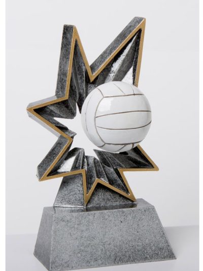 Bobble Action Volleyball Resin - BR619