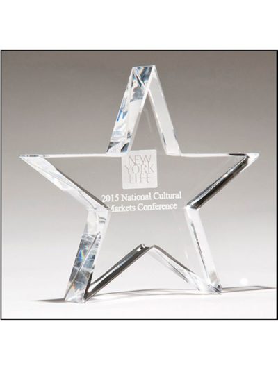 Crystal Star Paperweight - K9251