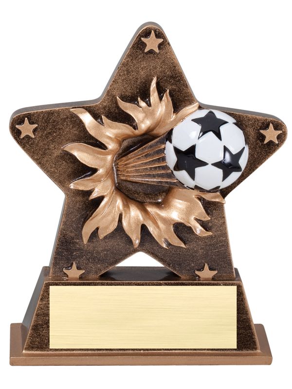 Starburst Soccer Resin RS18 Stadium Trophy