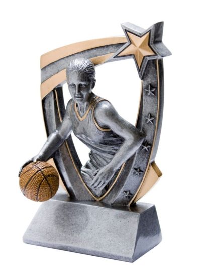 3D Star Basketball Female Resin - RST520