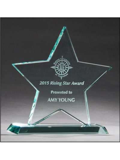 Star Jade Glass Award - G2757