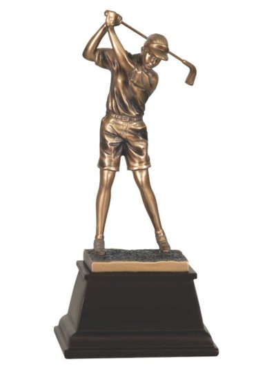 Bronze Golf Female Resin - GSN14