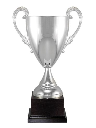Silver Plated Italian Cup on Wood Base - 104 Series