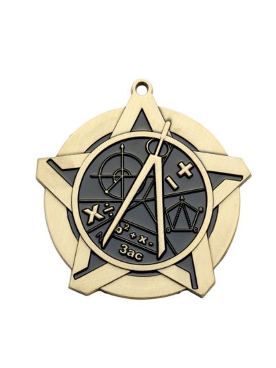 Math Super Star Medal - 43004