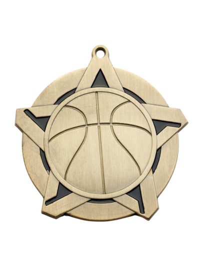 Basketball Super Star Medal - 43020
