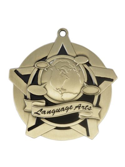 Language Arts Super Star Medal - 43022