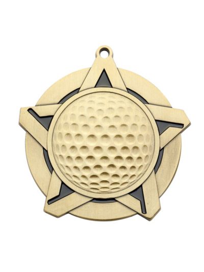 Golf Super Star Medal - 43060