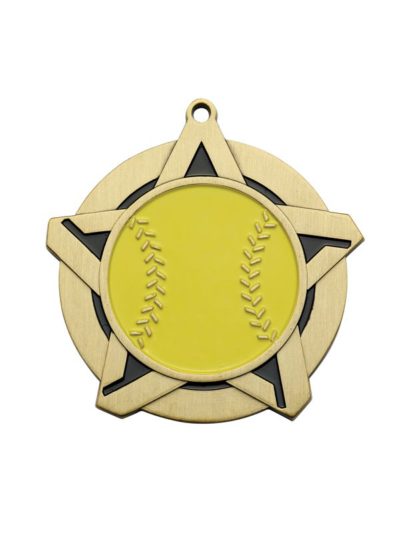 Softball Super Star Medal - 43131