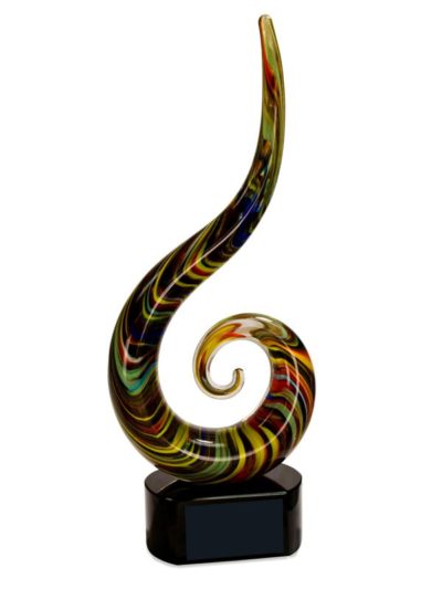 Color Swoop Art Glass - AGS23