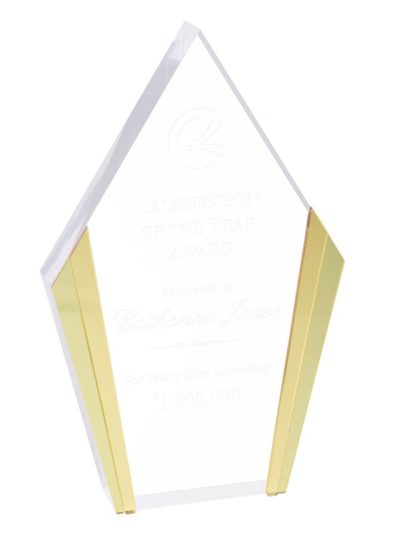 Color Edge Diamond Acrylic Award - CEA101