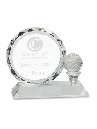 Crystal Premier Golf Trophy - CRY161
