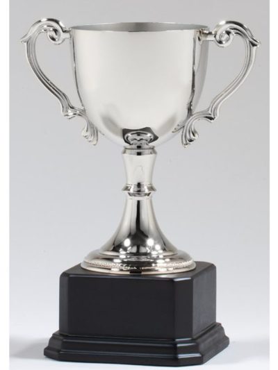 Nickel Plated Cup on Wood Base - DC3Series