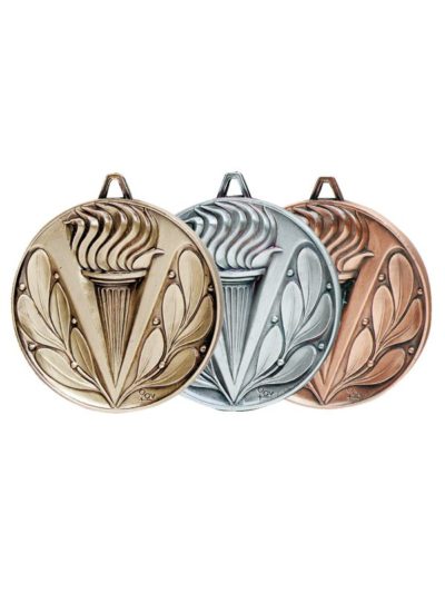 Torch Die Cast High Relief Medal - 920900