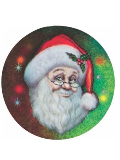Santa Claus Holographic Mylar - 7057
