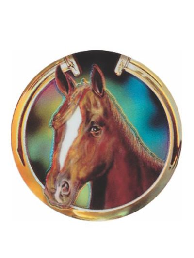 Horse Head Holographic Mylar - 7086