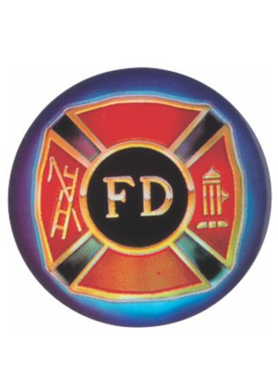 Fire Department Holographic Mylar - 7089