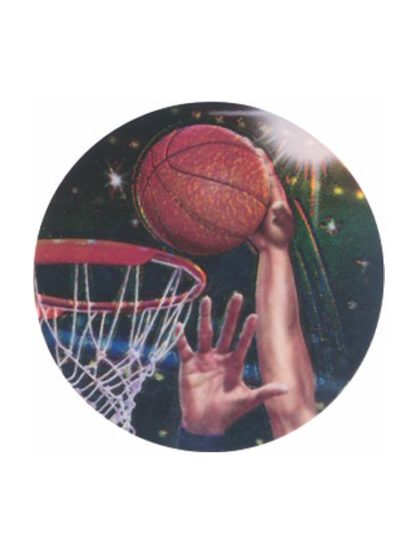 Basketball Holographic Mylar - 7103