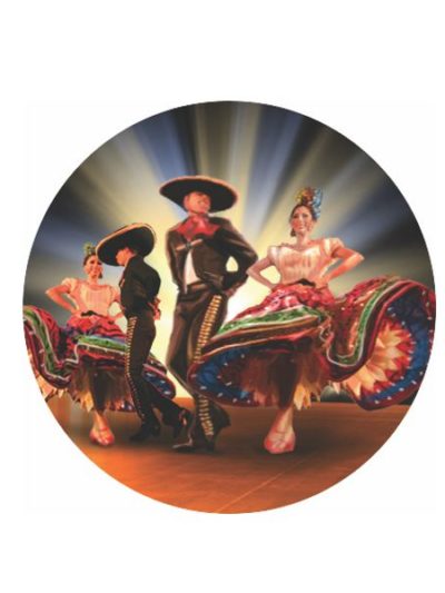Folklorico Dance Holographic Mylar - 7111
