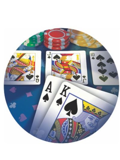 Poker Holographic Mylar - 7180
