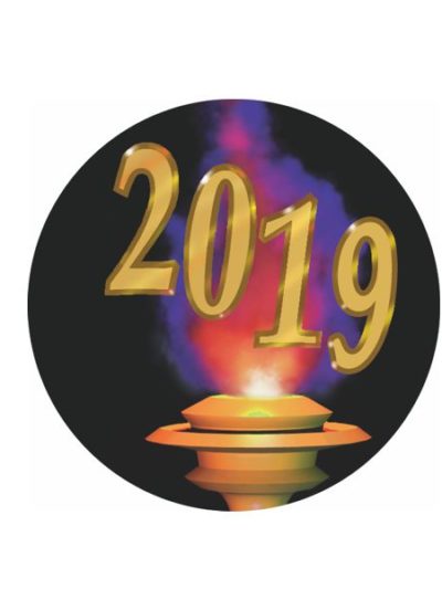 2019 Year Date Holographic Mylar - 7219