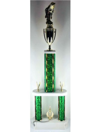 Old School Vapor Column Trophy - P55Cheer