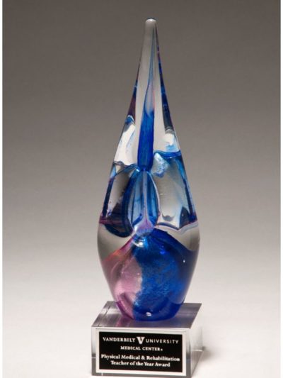 Blue and Violet Art Glass Award - 2291