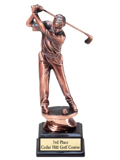 Copper Collection Male Golf Resin - G1501