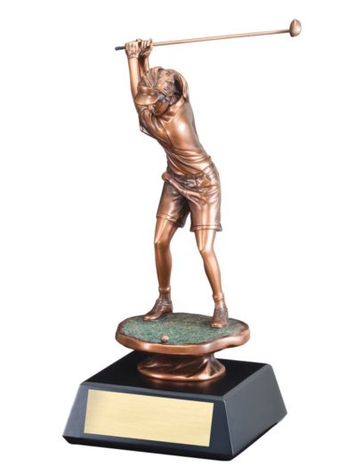 Gallery Collection Female Golf Sculpture Resin - RFB212