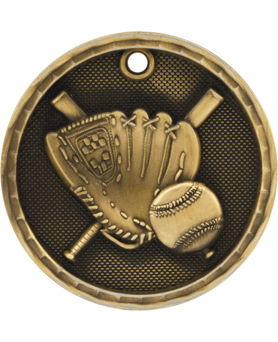 3D Baseball-Softball Medal-3D201