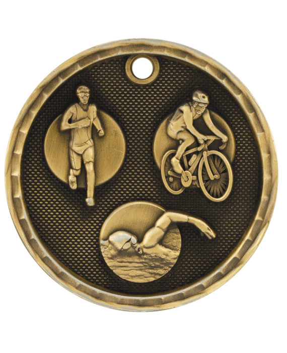 3D Triathlon Medal-3D215