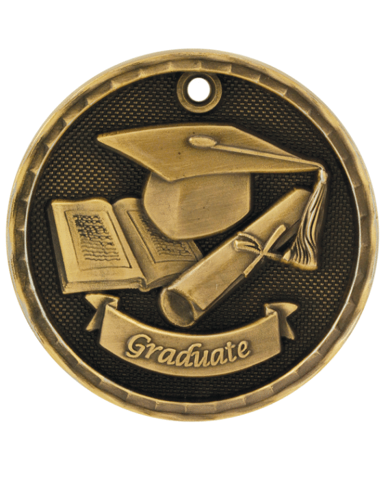 3D Graduate Medal-3D301