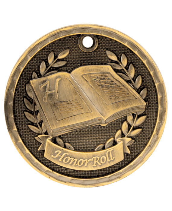 3D Honor Roll Medal-3D302