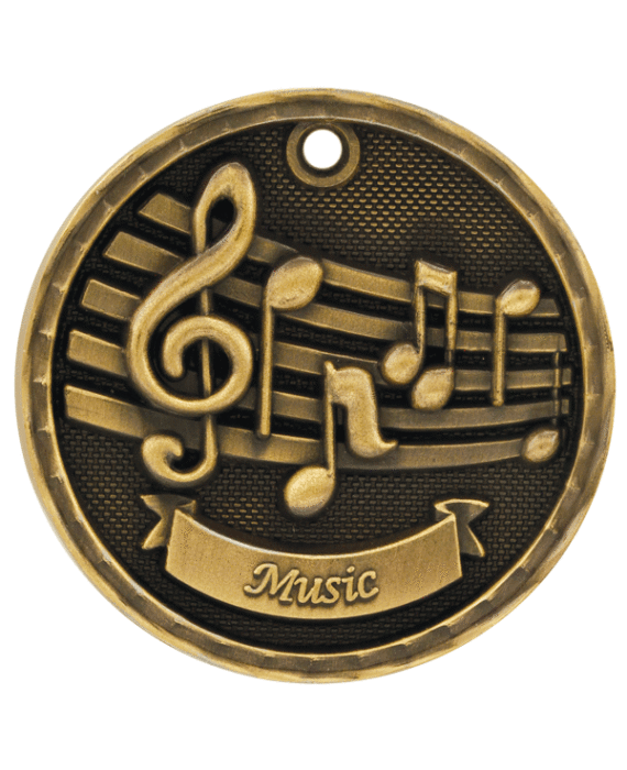 3D Music Medal-3D305