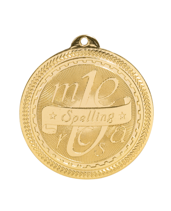 BriteLazer Spelling Medal - BL318