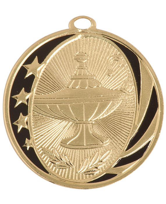 Midnite Star Lamp of Knowledge Medal - MS706
