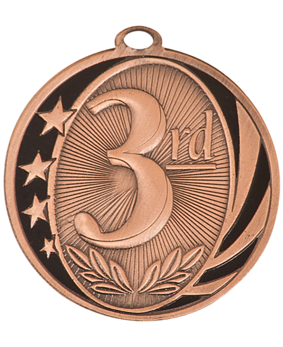 Midnite Star 3rd Place Medal - MS713B