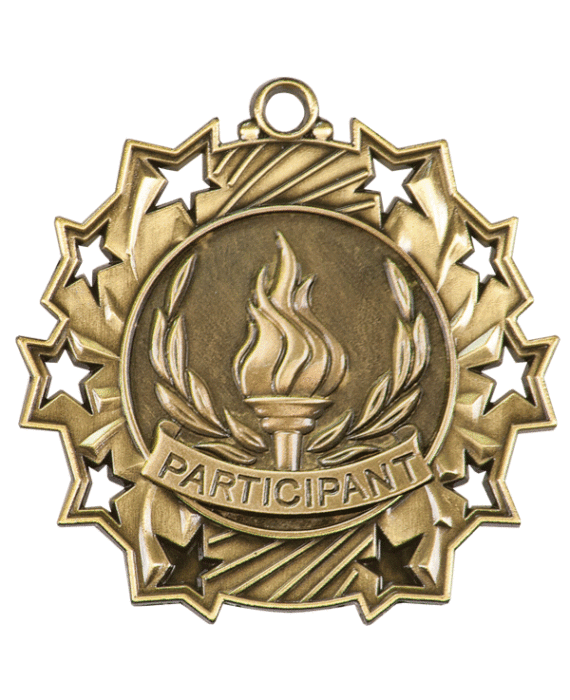 Ten Star Participant Medal-TS510
