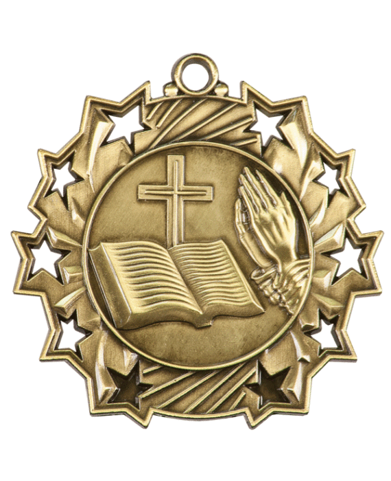 Ten Star Religious Medal-TS514