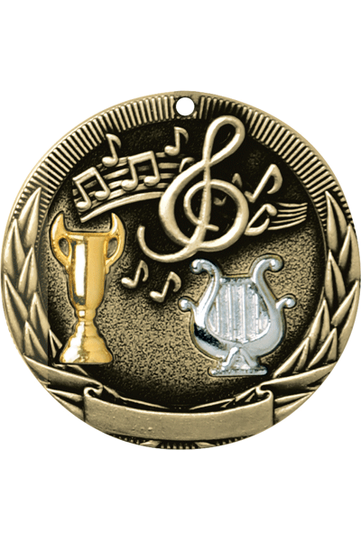 Tri Color Music Medal - TR230
