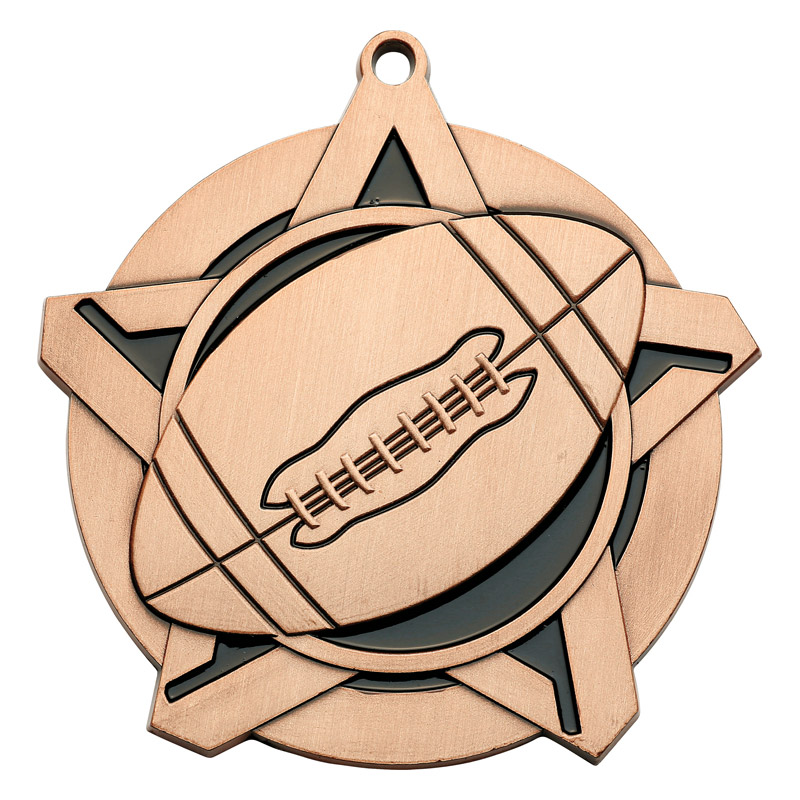 Football Super Star Medal - 43140 - Image 3
